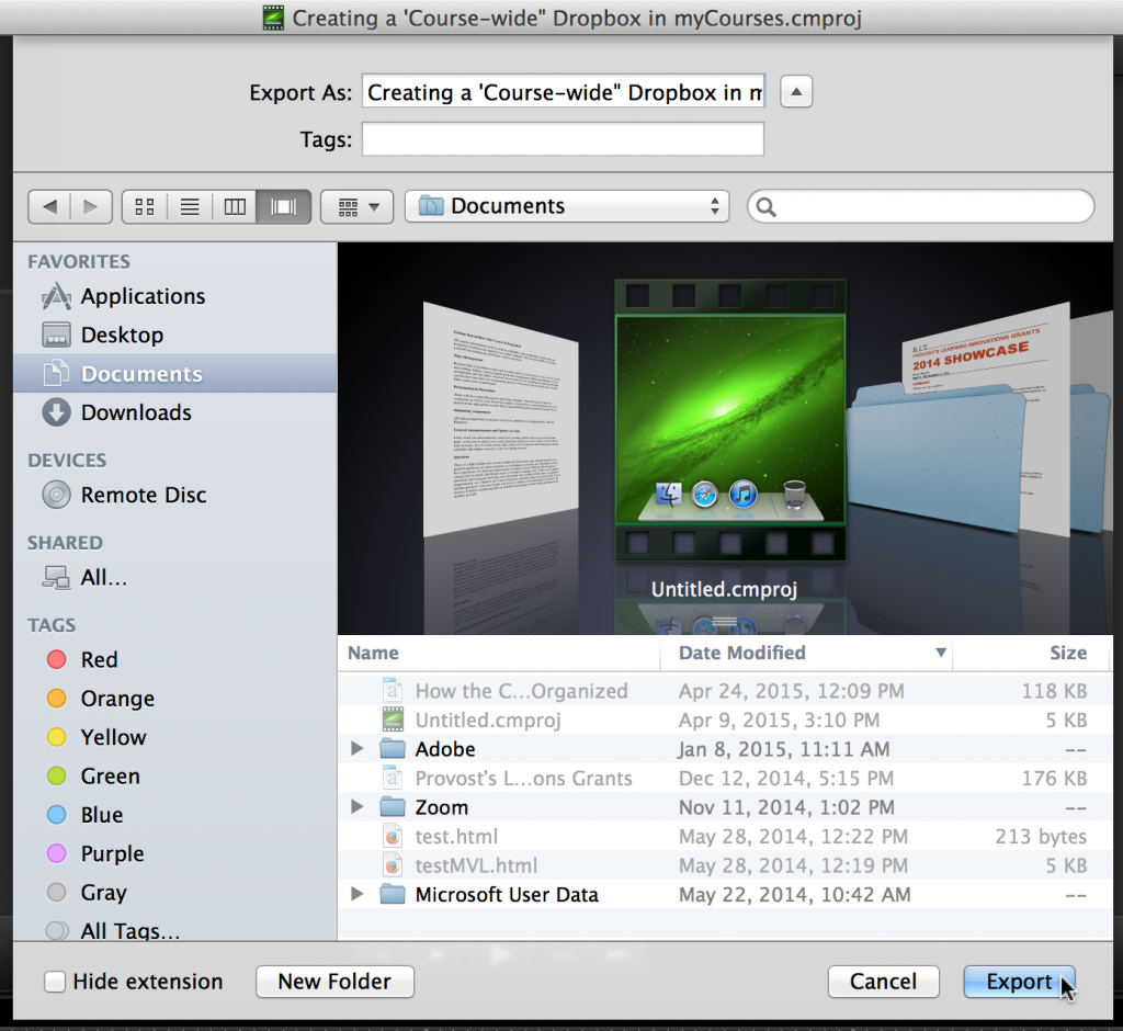 save for mp4 on mac camtasia